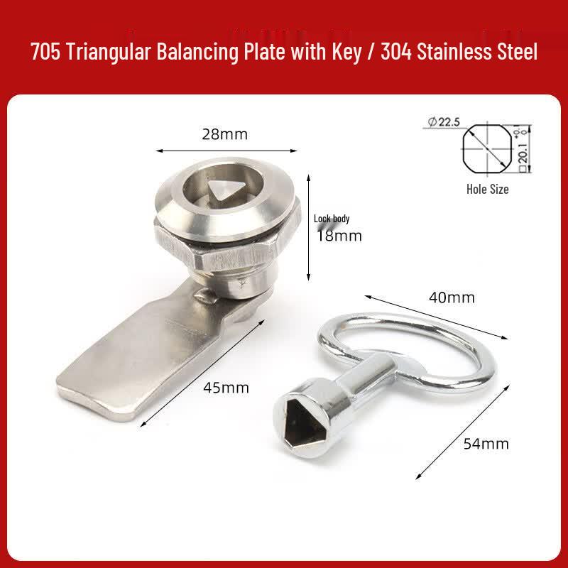 304 Stainless Steel Switch Cabinet Door Rotary Cam Locks