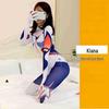 Costume da Cosplay di Daji di Halloween: Tuta nera da donna Spiderman, Costume di Asuka da Overwatch