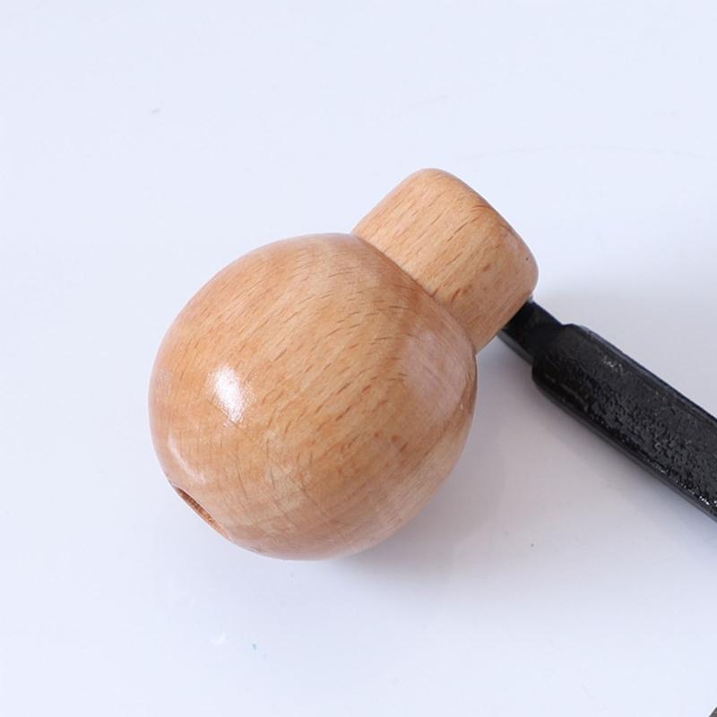 Woodworking Pull Knife Draw Knife Straight Draw Shave Knife Woodworking Tool Scraper Plane with Double Wood Handles