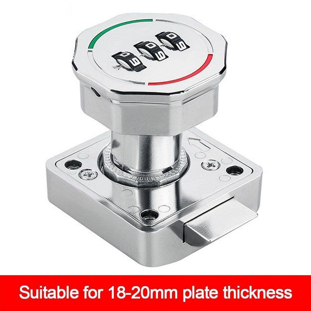 Home Security Drawer Combination Lock 3 Digital Code Wardrobe Code Lock Password Locker  Cabinet