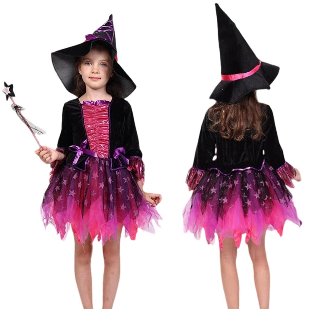 Women's Witch Cosplay Costume for Halloween Party Performance