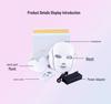 LED Beauty Instrument: Seven-Color Light Therapy Mask for Facial and Neck Skincare