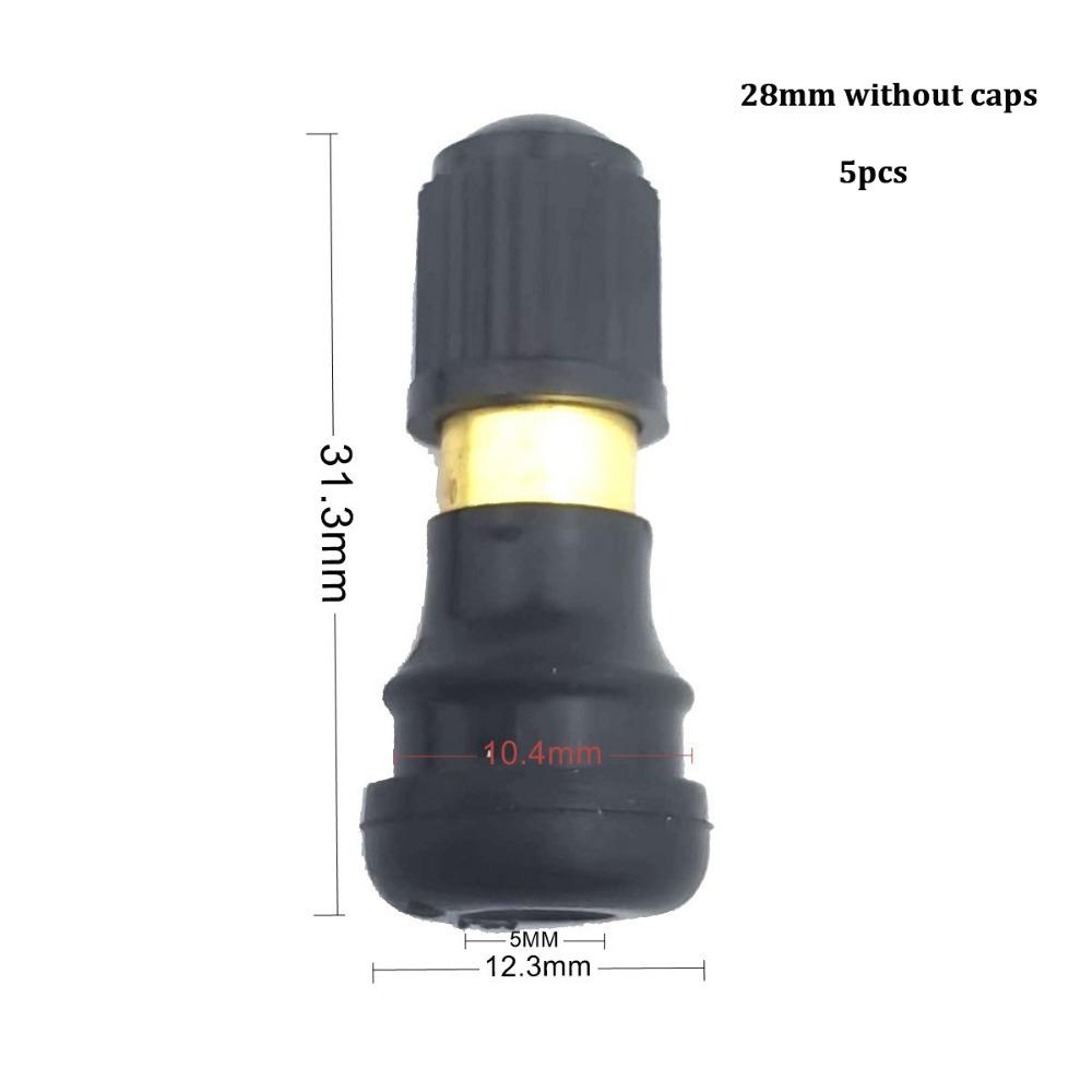 

5 шт. 22/24/28/32 мм Бескамерный клапан для электросамоката Xiaomi M365, аксессуары для электросамоката 4