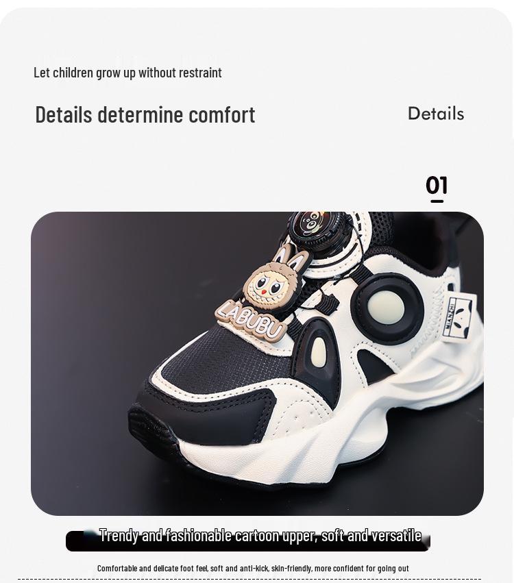 Labubu Kinder Herbst 2025 Sport- und Freizeitschuhe für Jungen und Mädchen