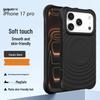 iPhone 17 Pro Max Magnetic Wave Pattern Silicone Case, Full Coverage Anti-Drop Protection