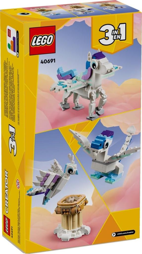 LEGO Magical Pegasus 40691 Creator 3-in-1 Building Kit, 278 Pieces
