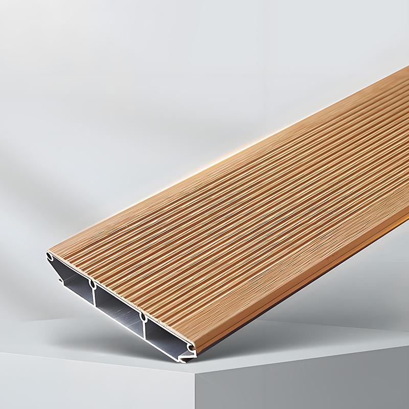 

Modern Square Design Click Outdoor Deck Flooring Aluminum Composite WPC Waterproof Smooth Surface for Garden Application светло-желтого