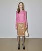Sculpter Sequin Midi Skirt Brown