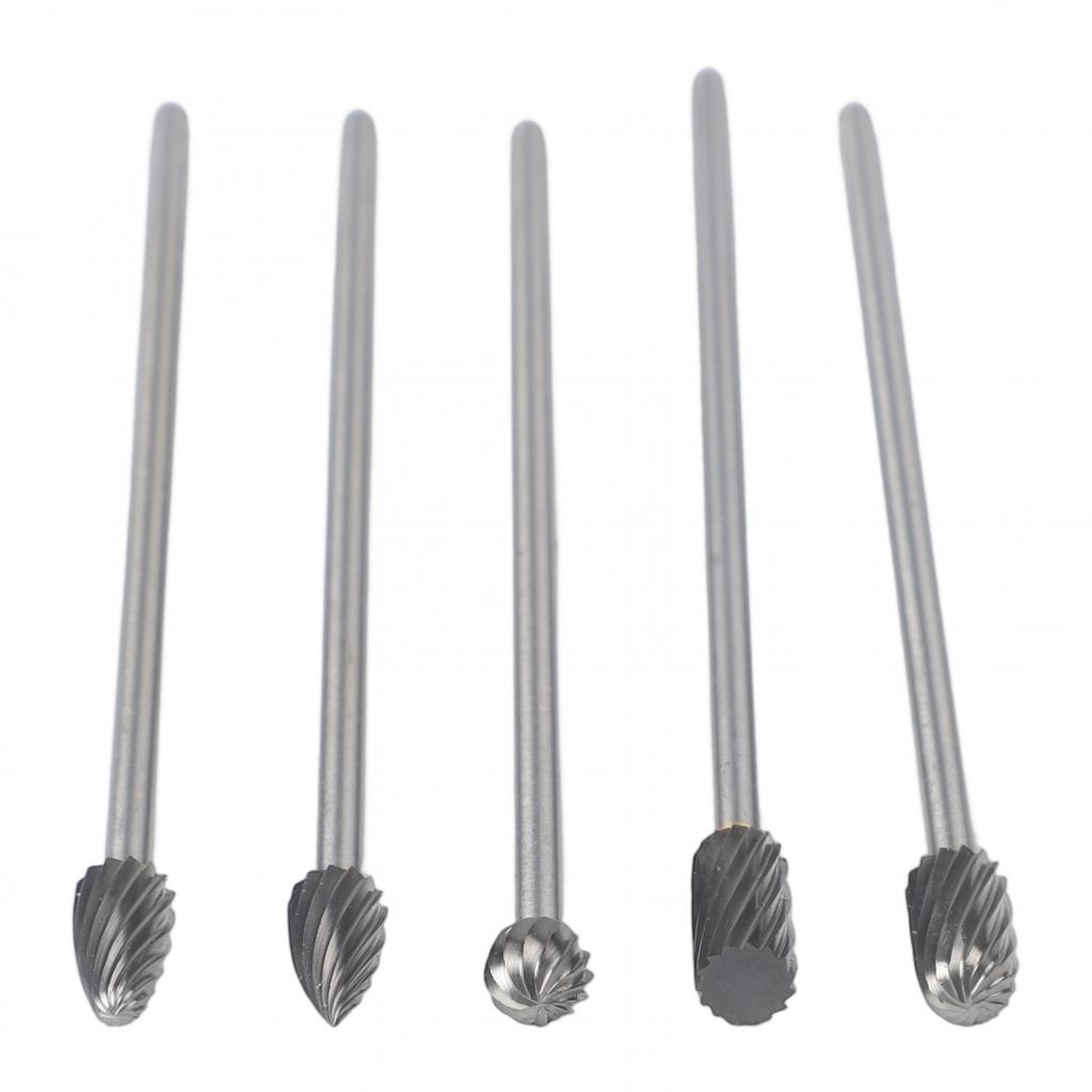 Milling Cutters Rotary Tools Set Solid Carbide Burrs 6mm Cutting Edge Diameter