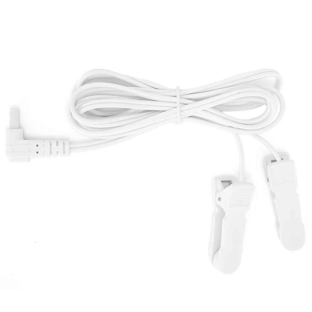Cavo di collegamento per elettrodi TENS con clip auricolare da 2,35 mm per macchina per massaggio digitale