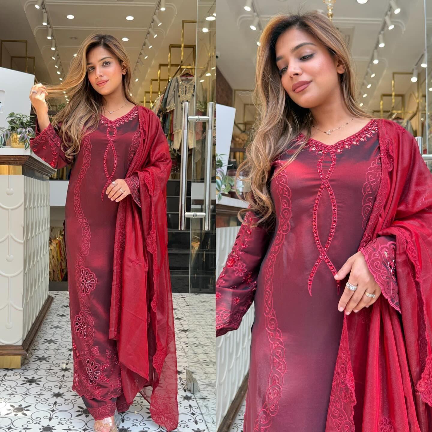 Party Wear Pakistani Salwar Kameez Designer Indian Bollywood Palazzo Suit Dress
