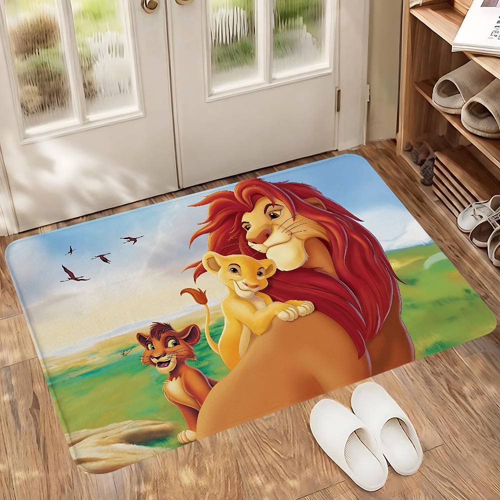 Vintage L-LionS K-King Cartoon Carpet For Living Room Sofa Decor Modern Rug Floor Mat For Men Bedroom Durable Area Rugs