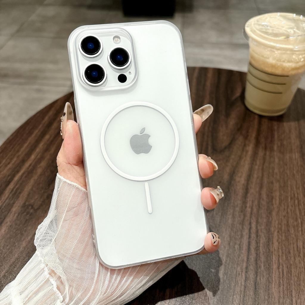 Suitable for IPhone16 Heat Dissipation and Breathable Phone Cases, Apple 15promax Fine Ring Magnetic Case