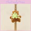 Plush Capybara Cartoon Toy Animal Pattern Bee Hanging Doll Decorations Keychain