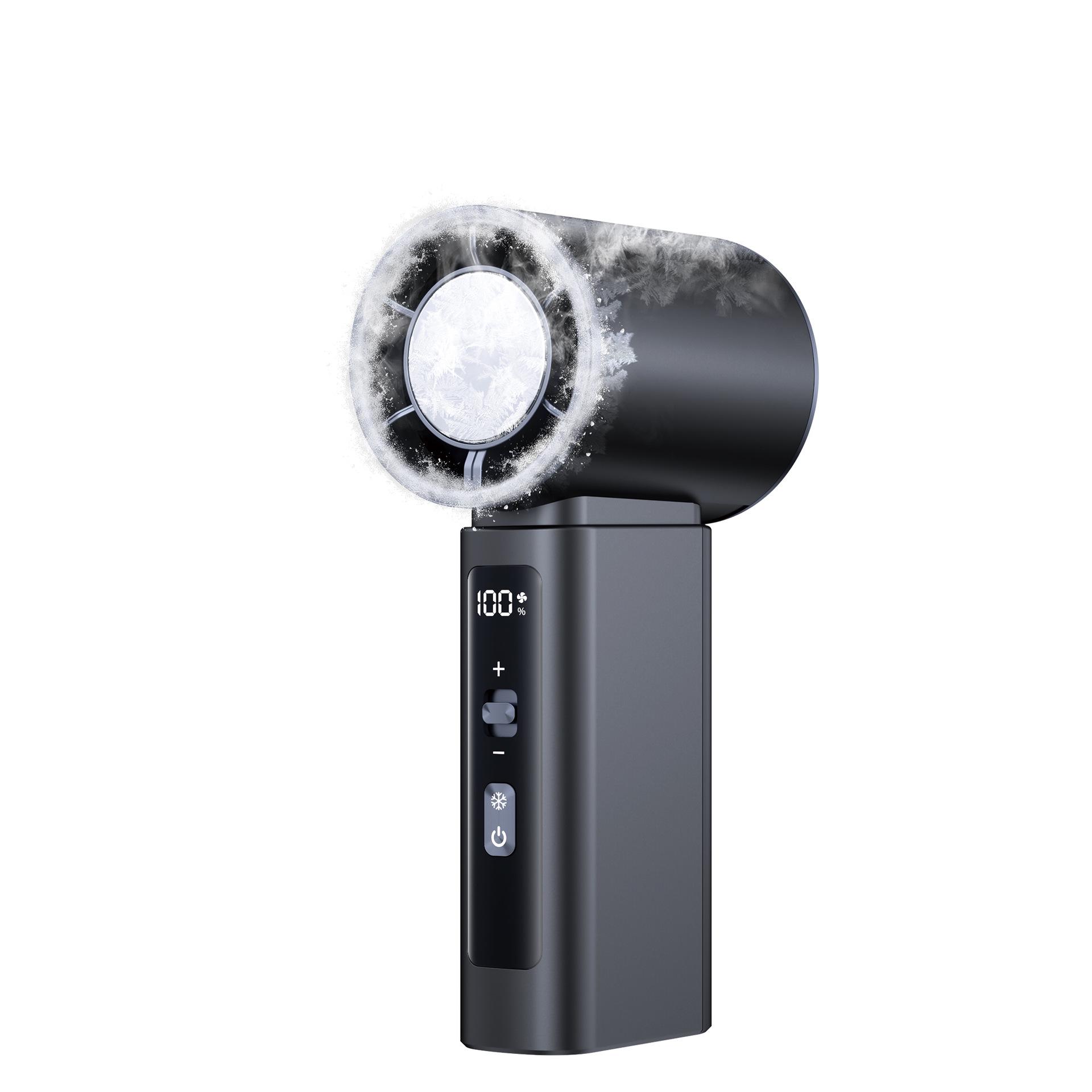 

Customized Handheld Cross-Border Silent Fan with Semiconductor Refrigeration, Ice Pack Cooling, and Desktop/Dormitory Use 175*74*40MM