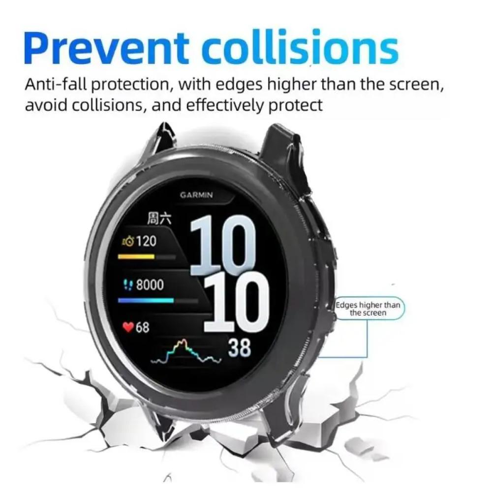TPU Protective Case Cover For Garmin Venu 4 45mm 41mm Smart Watch Soft Silicone Hollow Bumper Protector Shell For Garmin Venu 4