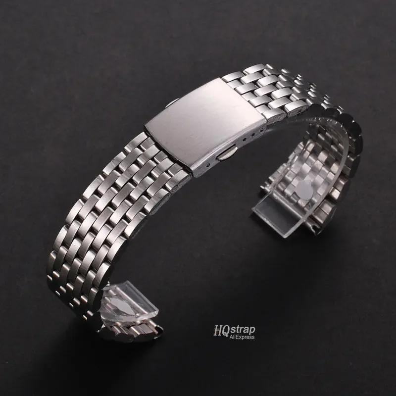 

Stainless Steel Strap for Seiko Watch Band 18mm 20mm 22mm Smartwatch Replacement Wristband Universal Bracelet Watch Accessories 18mm