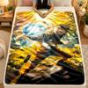 Flannel BlanketNaruto Uzumaki Warm Soft Throw Blanket for Indoor Sofa Bed Living Room Use