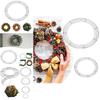 Hoop Metal Garland Round Iron Ring Diy Christmas Decoration  Wire Wreath Frame