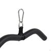 LAT Bar Cable Machine Attachment, Pulldown with Full Rotation and Rubber Handle for Gym,