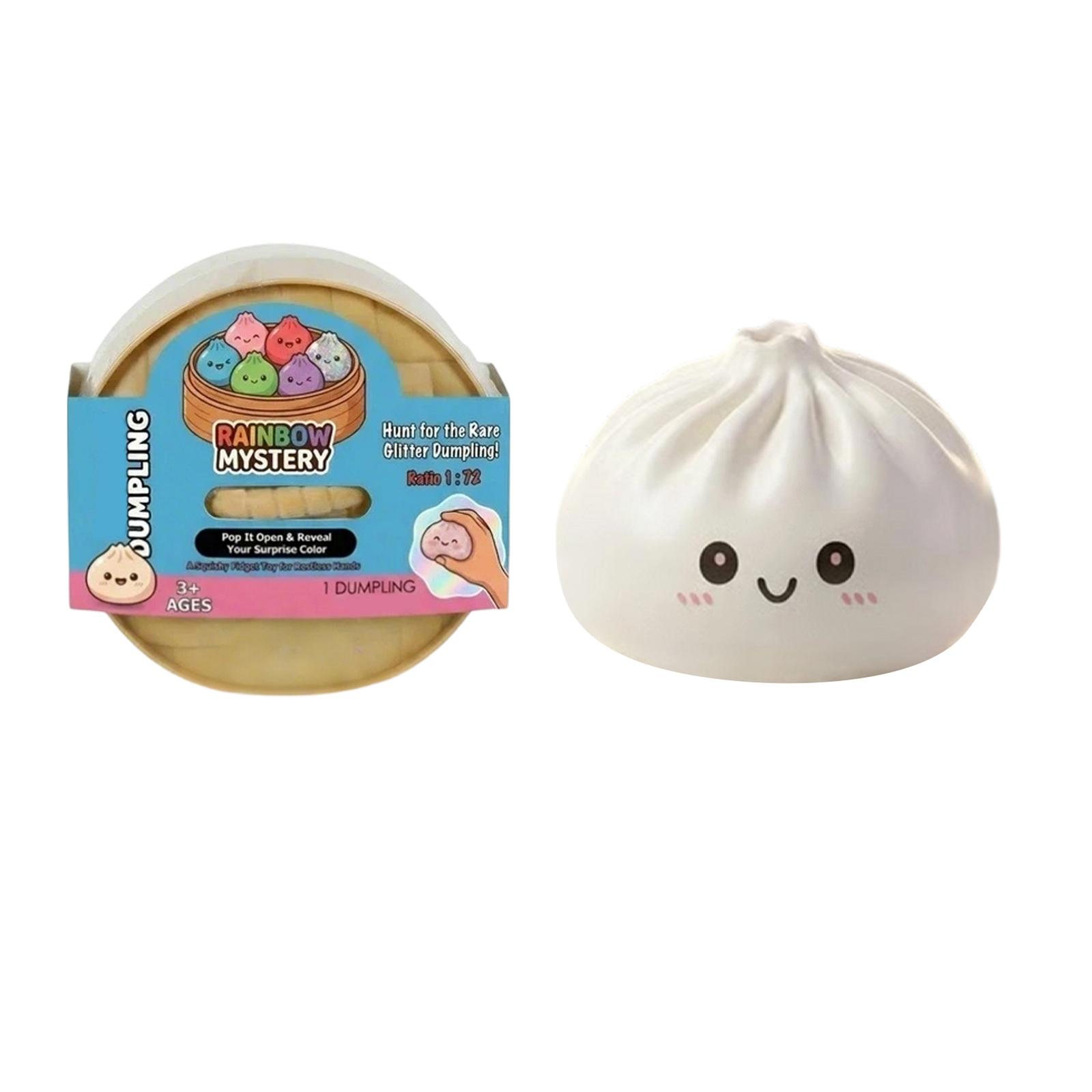 

Extra Large Squeezable Steamed Bun Toy - Realistic Steamed Bun One Size білий