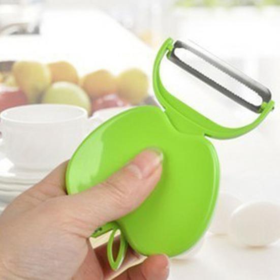 Peeler Apples Shape Foldable Stainless Steel Fruit Peeler Slicer Kitchen Tool for Home