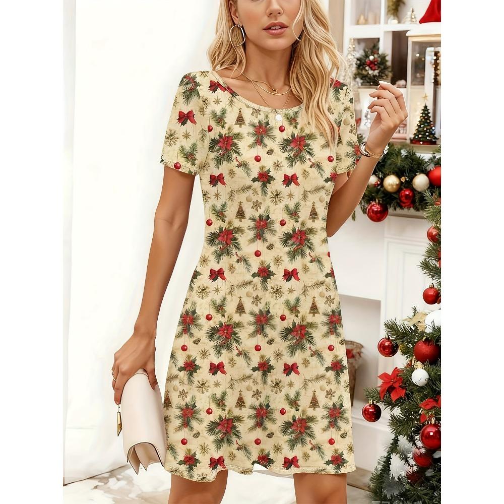 

Women s Casual Homewear Women Nightdress Short Sleeve Dresses Loose Fit Nightwear Home Clothes Loungewear Dresses S