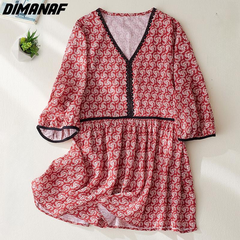 

DIMANAF 2023 Plus Size Новая летняя блузка с V-образным вырезом Хлопчатобумажная повседневная рубашка с коротким рукавом Модные пуговицы Женская шифоновая свободная рубашка Тонкие женские топы