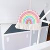 Ins Nordic Home Homestay Rainbow Children's Room Decoration Pendant Handmade Weaving Rainbow Fun Wall Decoration Pendant