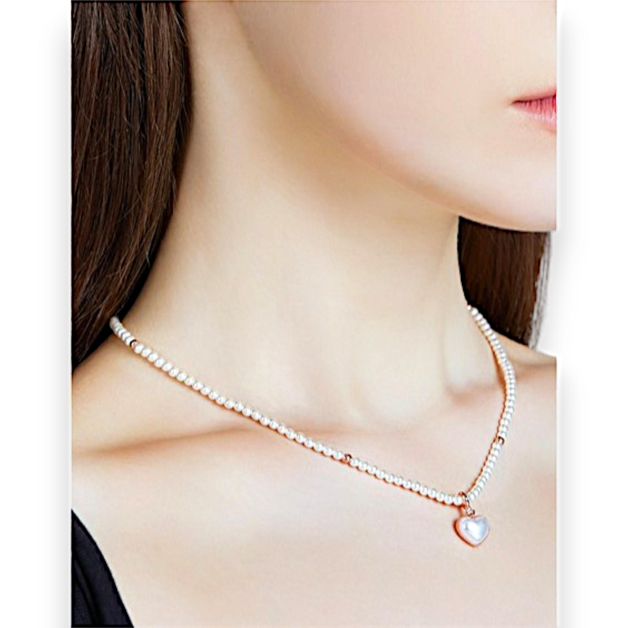 

Намисто з перлинними намистинами J.ESTINA Mariel із набором підвісок – позачасова елегантність і витонченість