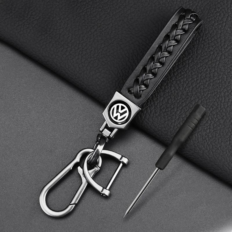 Metal Car Keychain Key Rings Emblem Gifts Pendant Accessories For VW GTI Polo Tiguan Passat Golf Jetta Lavida Skoda Octavia Et4