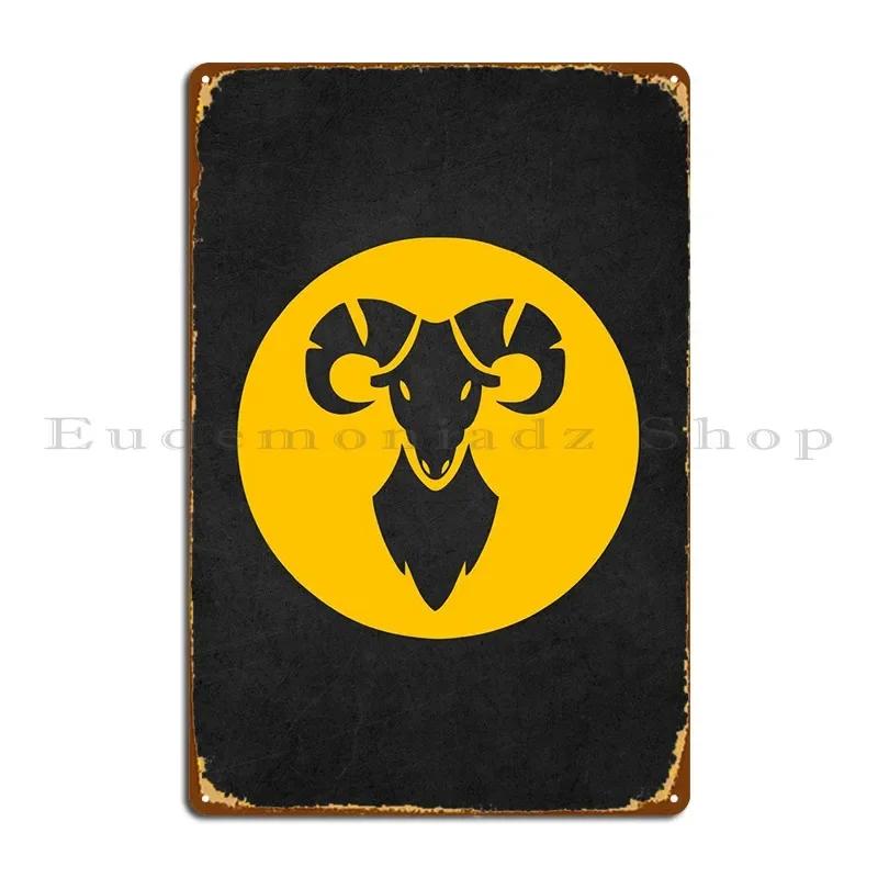 Aries Iconic Sign Metal Sign Pub Retro Personalized Bar Garage Tin Sign Poster 20x30cm(7.8x11.8inch)