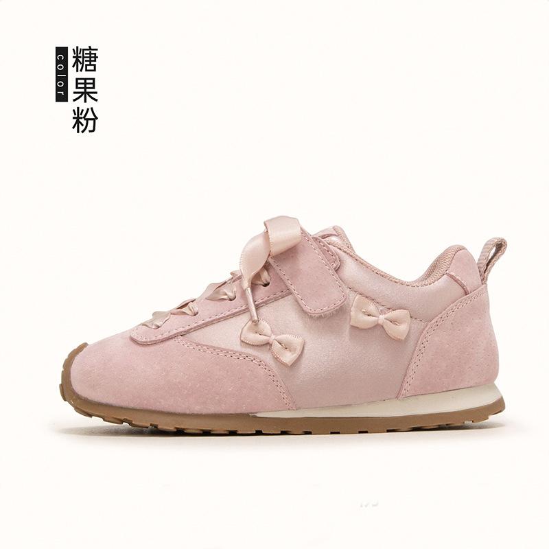 Girls Shoes 2025 Spring and Autumn New Children's Moral Training Shoes Little Girls Sports Shoes Light Board Shoes Casual Shoes Spring