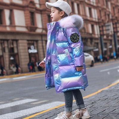 Kış Aşağı pamuklu Ceket Kızlar Su Geçirmez Kapüşonlu Ceket Çocuk Giyim Giyim Genç 4-14Y giysi Çocuklar Parka Snowsuit