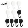 Kitchen Organizer Accessories 10PCS Adhesive Hooks Decorative Multi-colored Plastic Wall Hangers No Mounted Storage Hangers Drilling Required