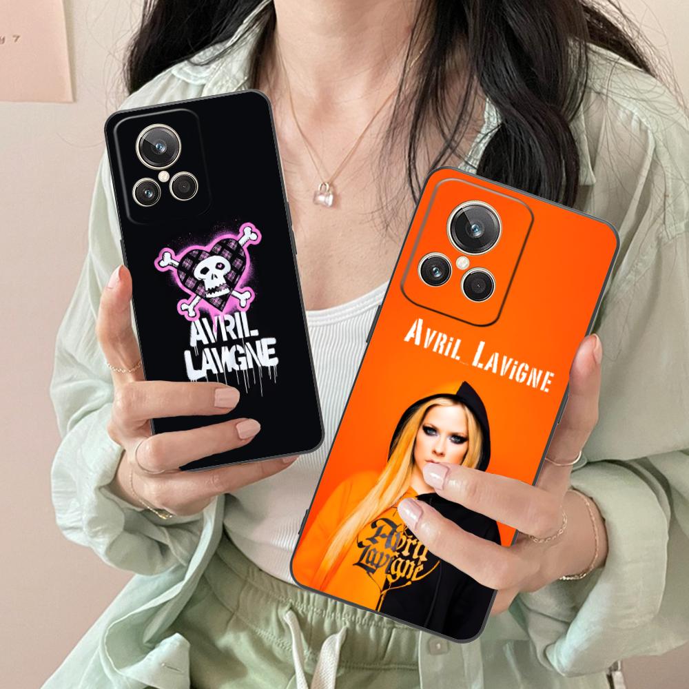 Avril Lavigne Matte TPU Mobile Phone Case for Realme 15 14 13 12 11 10 9 Pro Plus T i Lite 5G Colorful Printing Cover