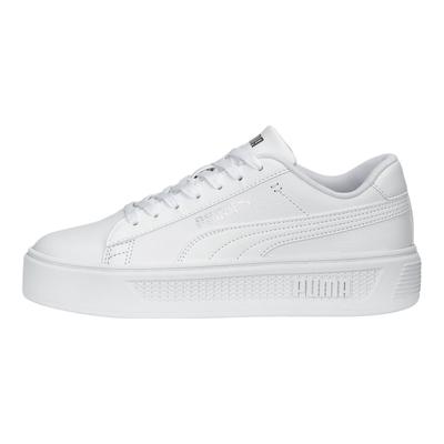 Smash Platform V3 White Silver Women Sneakers 390758-01