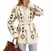 Women's Vintage Knit Cardigan Sweater Coat for Fall and Winter Wear