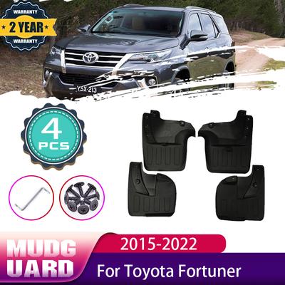 Mudguard For Toyota Fortuner SW4 AN150 AN160 2015~2022 MK2 Front Rear Wheels Splash Mud Guards Mudflap Mudguards Car