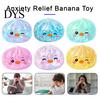 Sensory Stress Ball Cartoon Dumpling Squeeze Toy with Glitter, Relief Dough Soft Fidget Toy, Simulated Steamed Bun Slow Rising