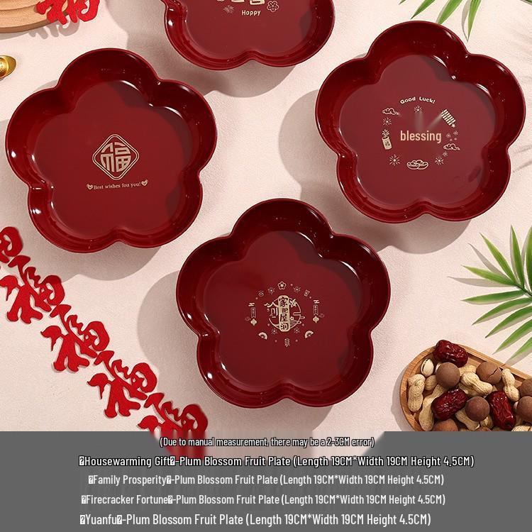 Housewarming Joy: New Home Fruit Plate Ornament for Moving-In Celebrations