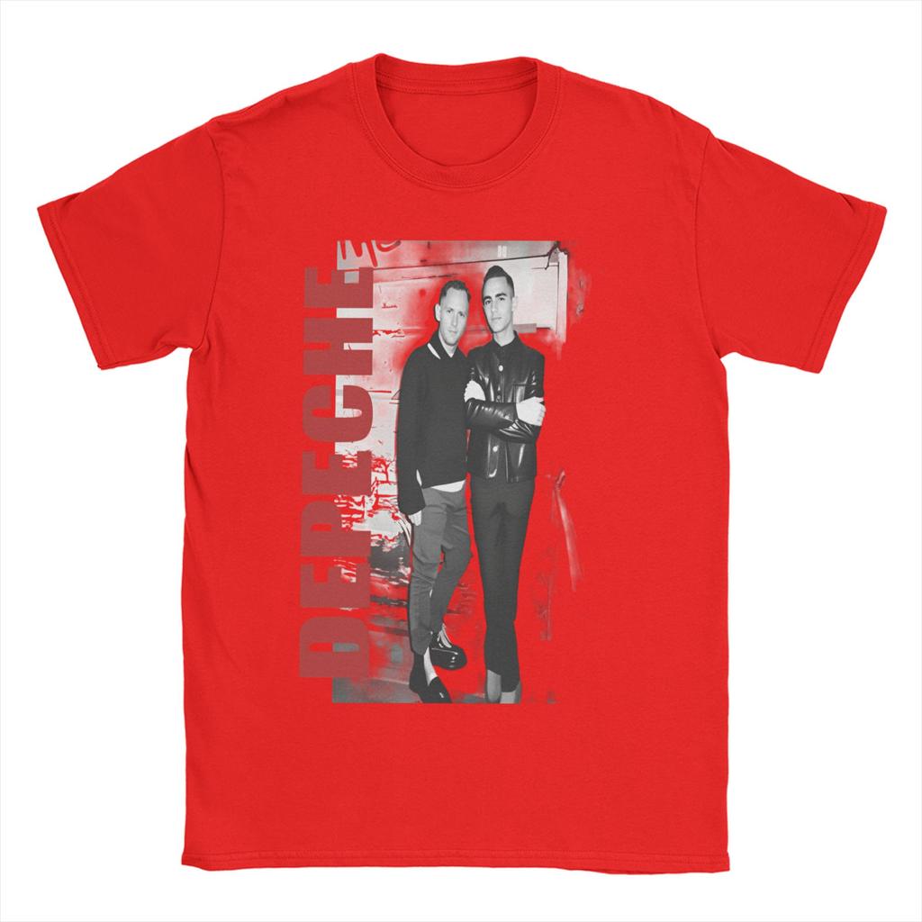 Electronic Rock Depeche Cool Mode Men T Shirt  Casual Tee Shirt Short Sleeve Crew Neck T-Shirt Cotton Plus Size Clothing