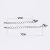 10pcs/lot Stainless Steel Extended Extension Chain Lobster Clasps Connector For Jewelry Making Findings DIY Bracelet Necklace