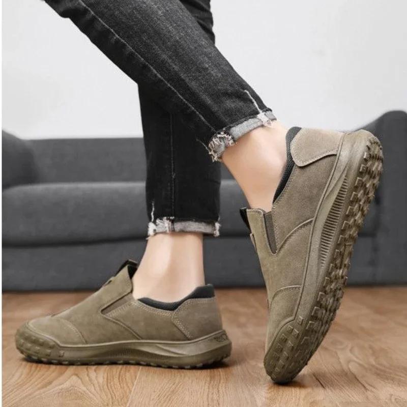 Fashion Men's Sports Shoes New Fashion Retro Anti Slip Outdoor Climbing Work Shoes Lightweight Trend Casual Shoes Vacation 2024