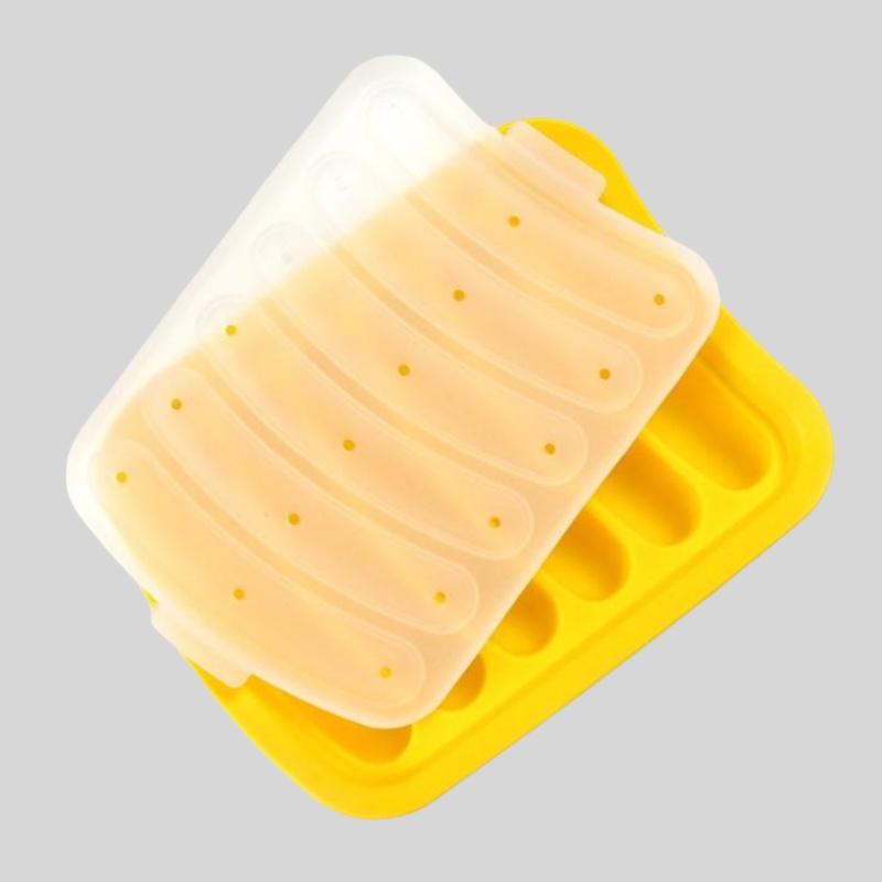 Silicone Sausage Mould  Home Ham Hot Dog Making Tray Household Cake Baking Molds with Lid Kit Tools
