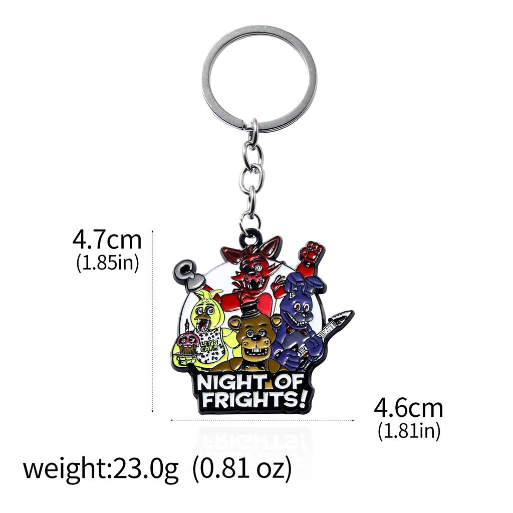 Anime Game FNAF Figures Freddy Enamel Pins Foxy Bonnie Animal Doll Badge Brooches For Men Women Backpack Accessories Jewelry