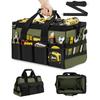 Professional Tool Bag With 21 Compartments Tool Storage For Electricians, Mechanics, Craftsmen Soft Handles Gift For Men Dad