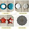 10Pcs W Type Hide Plate Hook Rustproof Steel Construction For Securely Hanging Dishes
