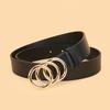 3pc Women'S Minimalist and Stylish Versatile Belts, Classic Belts for Jeans and Dresses, Solid Color Elegant Belts