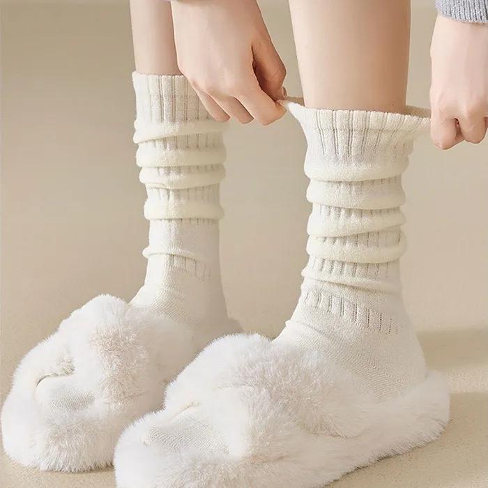 1329 Loose Cotton Knee Japanese Gyaru Socks